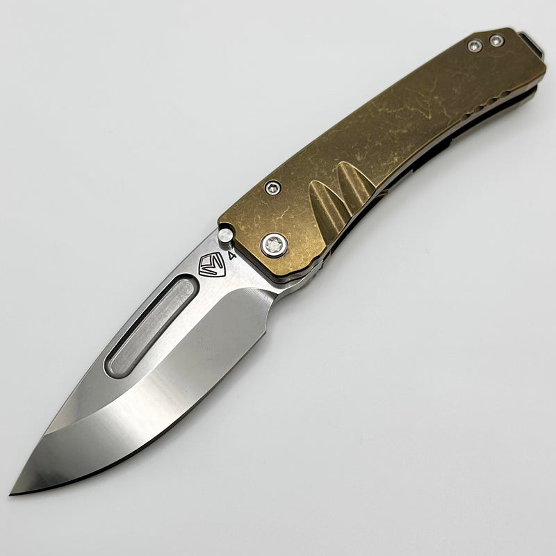 Medford Midi Marauder S45 Drop Point & Bronze Tumbled Handles