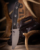 Microtech Akris w/ Black G-10 Handles & Stonewash M390MK 95-10BK-1