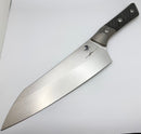 Microtech Chef's Gyuto Carbon Fiber/Bead Blast Ti Handle w/ Stonewash M390MK Signature Series 3000B-10CFGYS