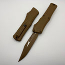 Microtech Knives Combat Troodon Gen III Bowie Cerakote Tan 1146-1CTA