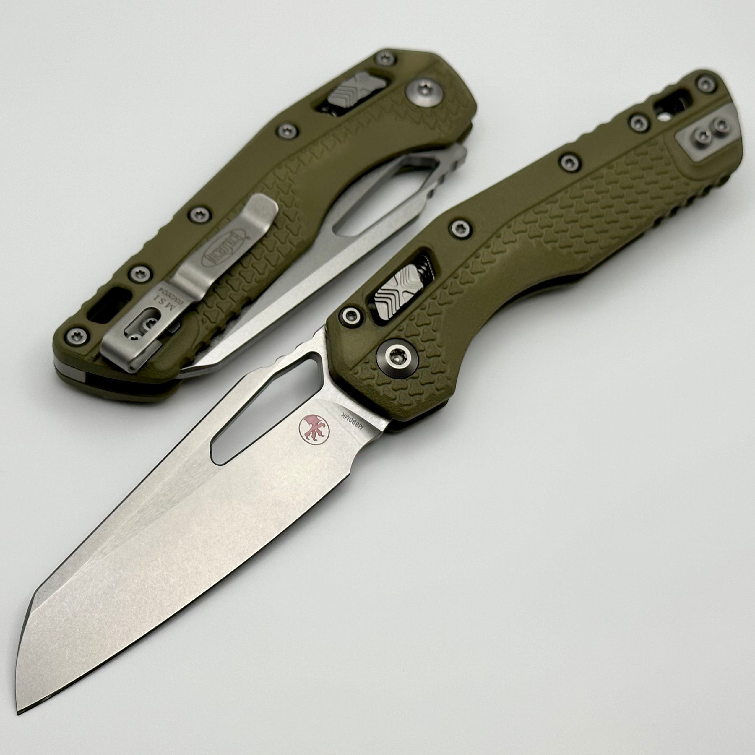 Microtech Knives MSI RAM LOK OD Green Polymer Injection Molded & M390M