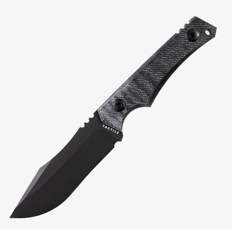 Tactile Knife Osprey Fixed Blade w/ MagnaCut & Black Micarta w/ Boltaron Sheath