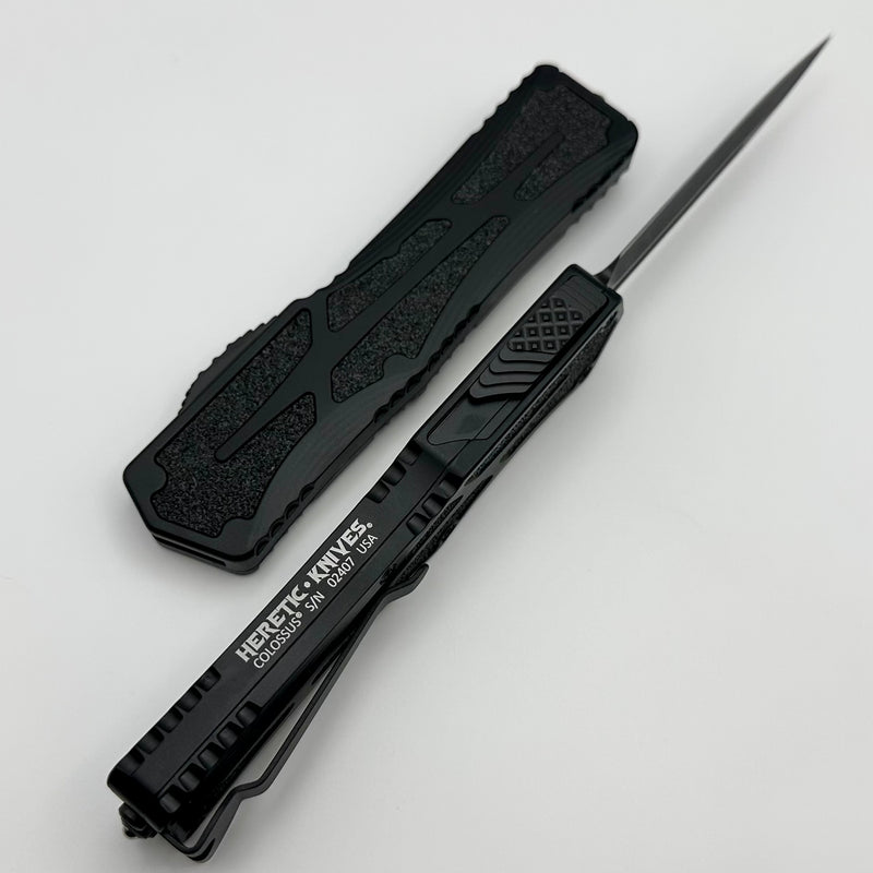 Heretic Knives Colossus Tactical w/ DLC Double Edge Magnacut H041-6A-T