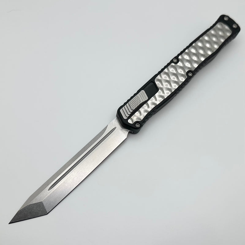 Heretic Knives Cleric II 2 Stonewash Tanto Magnacut w/ Stainless Bubble Inlays H019-2A Pre Owned