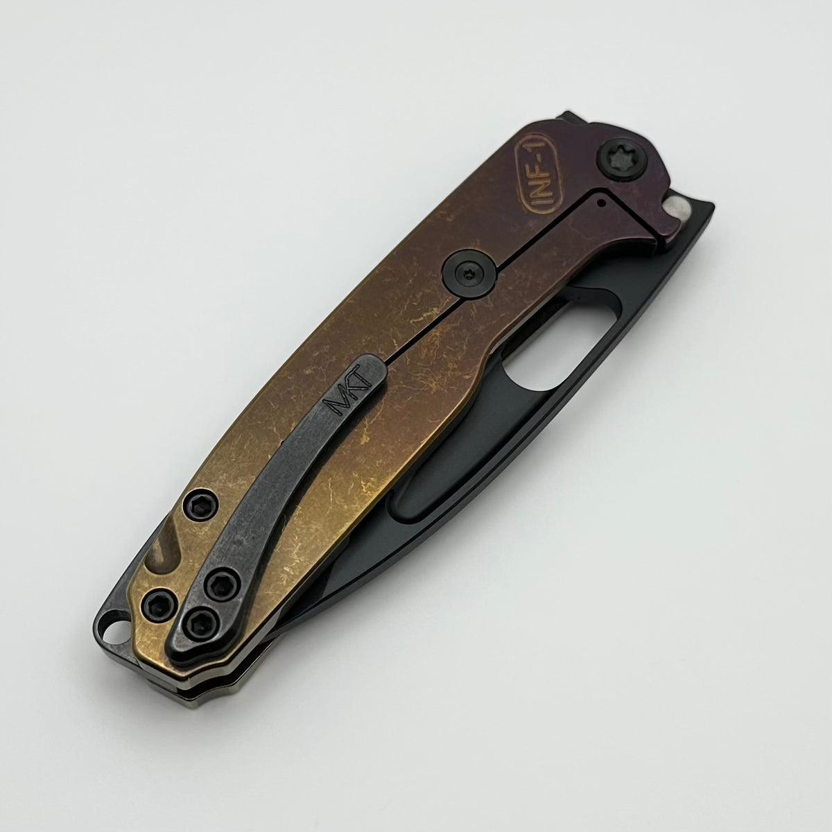Medford Knife Infraction DLC S45 & Bronze/Violet Fade Handles w/ Black