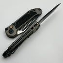 Microtech Knives LUDT Gen III Black Tanto w/ Natural Clear Handle 1136-1NC