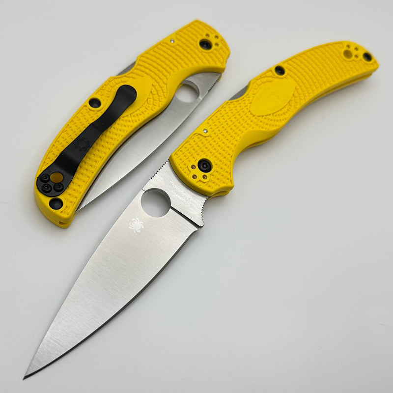 Spyderco Native Chief w/ Yellow FRN Handles & MagnaCut C244PYL