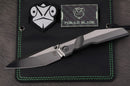 Poikilo Blade Komodo Midtech Mirror Stonewash DLC w/ Titanium Handles & M398