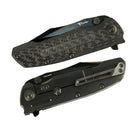 Reate Knives 9D-V2 Carbon Fiber & DLC Titanium Handle w/ DLC 154CM