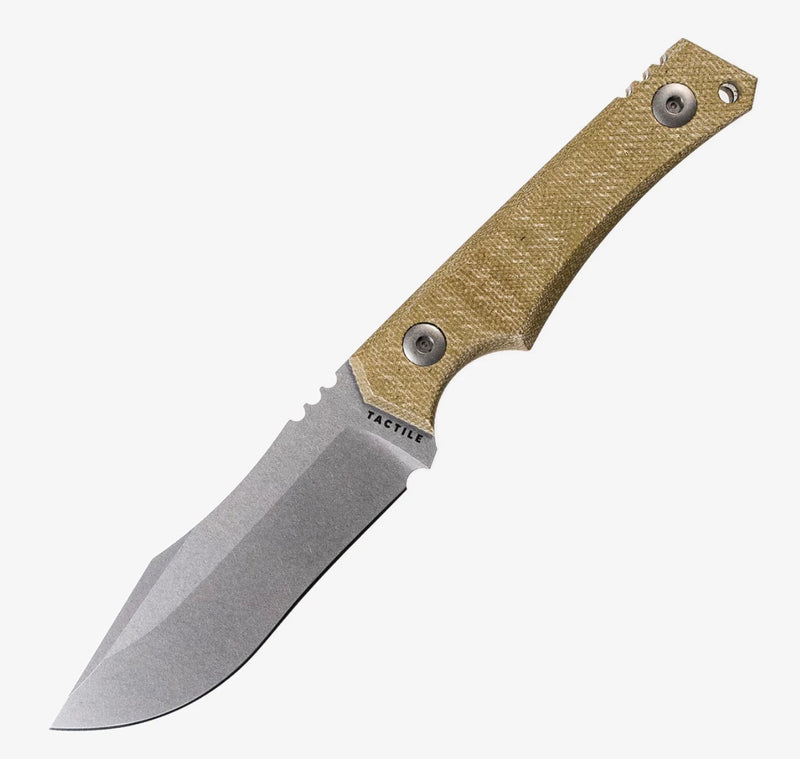 Tactile Knife Osprey Fixed Blade w/ MagnaCut & Green Micarta w/ Boltaron Sheath