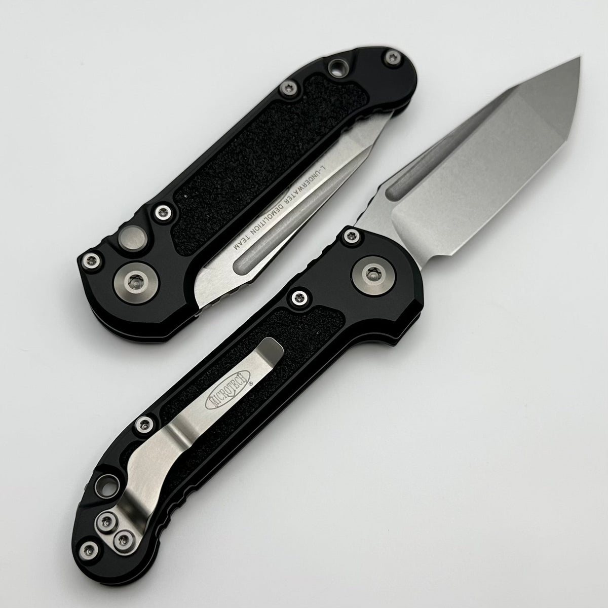 新品未使用 militical type3 black ブラック brunt Microtech Knives LUDT Gen III Stonewash Tanto w/ Black Handle 1136-10