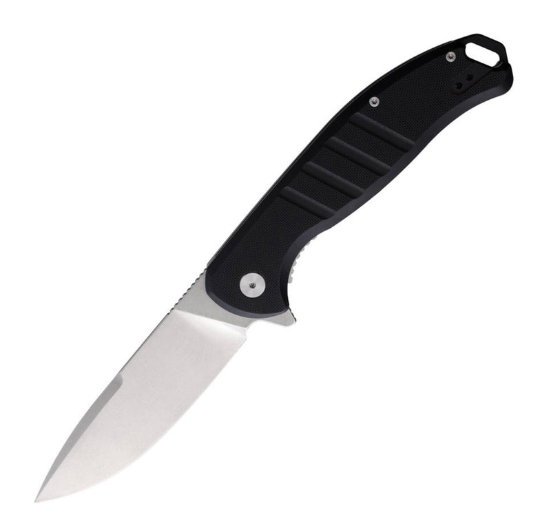 PMP Knives Bigboy XL Linerlock Black G-10 & 14C28N PMP075