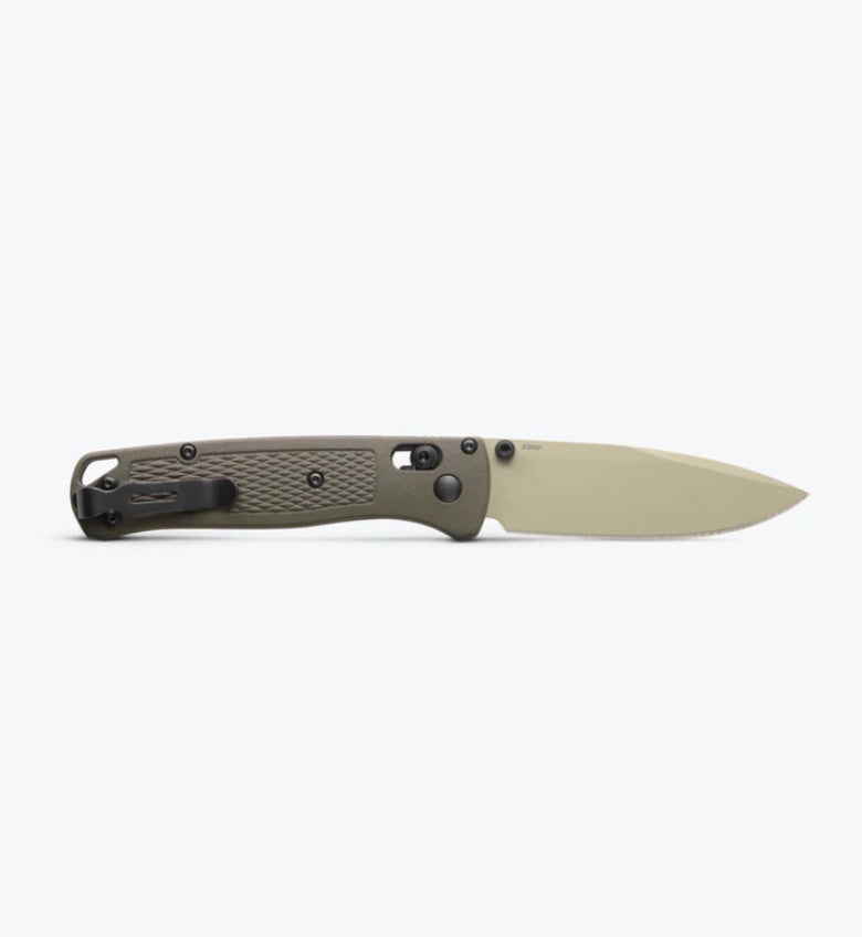 Benchmade Bugout Dark Olive Grivory & Desert Verde Cerakote S30V 535TN-11