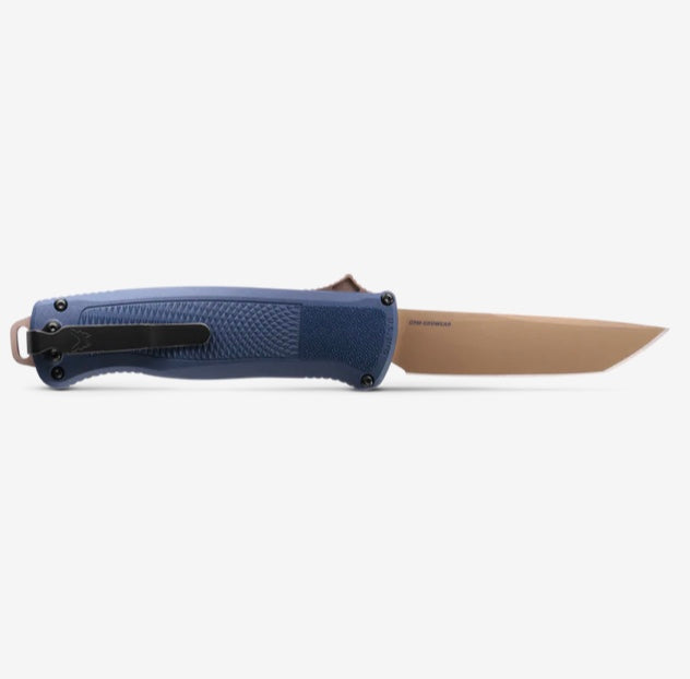 Benchmade Shootout Crater Blue Grivory & Tanto CruWear 5370FE-01