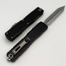 Microtech Ultratech Gen IV Topo Black Handle w/ Spartan D/E Stonewash M390MK 12234TP-10