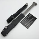 Microtech Marfione Select Halo VII Proof Run Black Handle w/ Stonewash Clip Point M390MK 1350-10MS1PR