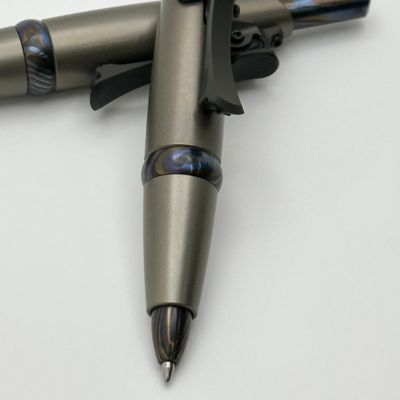 Custom Knife Factory Copperhead Metalworks Titanium/ZircuTi Pen