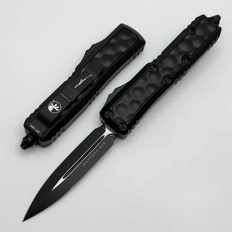 Microtech Daytona Double Edge Tactical w/ Bubble Inlays 126-1TBIS