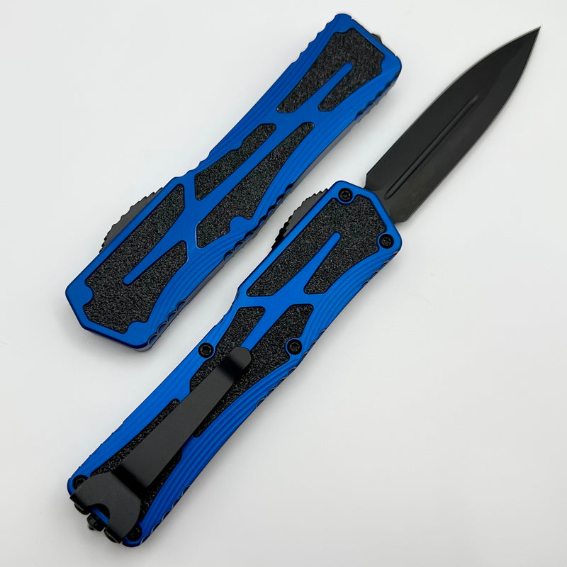 Heretic Knives Colossus DLC Double Edge Magnacut & Blue Handle H041-6A-BLU