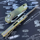 Microtech Knives MSI RAM LOK Outbreak Fluted Aluminum & M390MK 210-1FLOBS