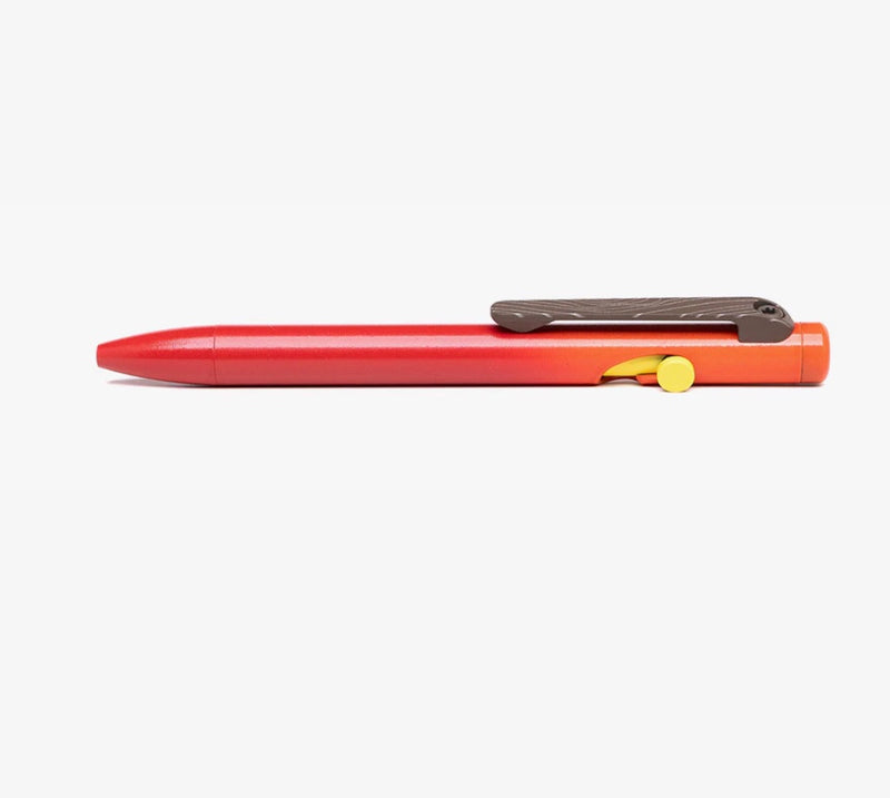 Tactile Turn Titanium Ember Seasonal Release Slim Bolt Action Mini 4.4” Pen
