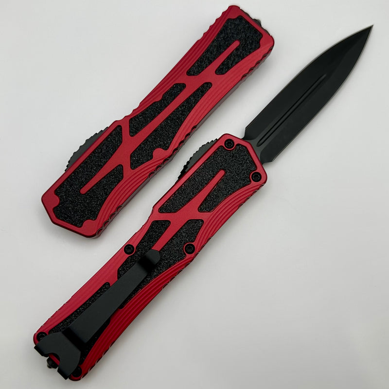 Heretic Knives Colossus DLC Double Edge Magnacut & Red Handle H041-6A-RED