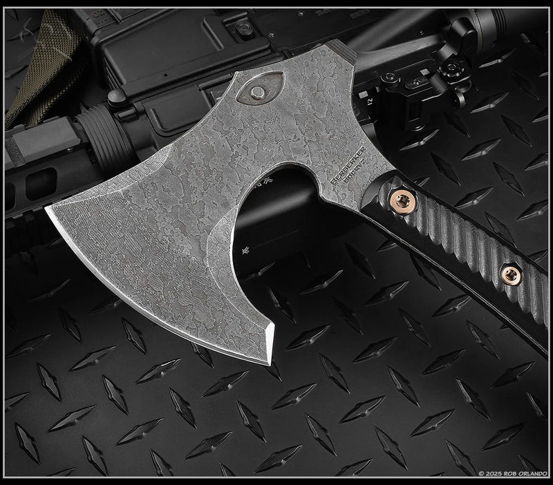 RMJ Tactical Berserker Acid Etched w/ Black G-10
