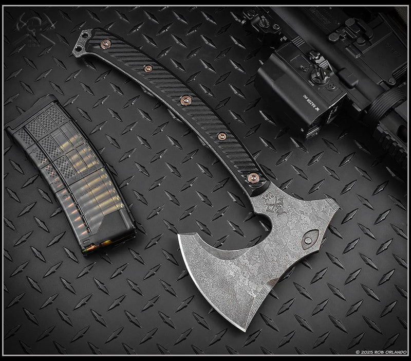 RMJ Tactical Berserker Acid Etched w/ Black G-10