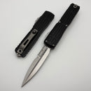 Microtech Ultratech EX - ZBP Bayonet Stonewash w/ Black Milled Handle Signature Series 1120EX-10S