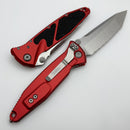 Microtech Socom Elite Tanto Full Serrated M/A Red Stonewash Standard 161-12RD