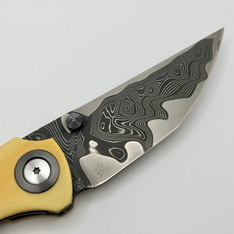 Christensen Knifeworks Dreadeye Armorcore & Westy/Mammoth Tusk Handles PRE OWNED