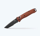 Benchmade Bailout Burnt Copper Aluminum Handles & Serrated DLC Battlewash MagnaCut 537SBK-07