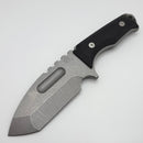 Medford Knife Emperor Tumbled S35VN & Black G-10 Fixed Blade