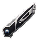 Begg Knives Diamici Stainless Steel Handles w/ Black G-10 Inlays & Damascus Blade BG015