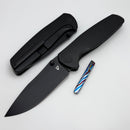 Vanguard ESOX PVD Titanium Framelock w/ M390 & Timascus Clip