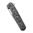 We Knife Navo Flipper Rose Carbon Fiber Handles & Satin CPM-20CV WE22026-2