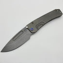 Medford Knife Slim Midi S45 "Old School" Tumbled Drop Point w/ Tumbled Handles & Flamed Hardware/Clip