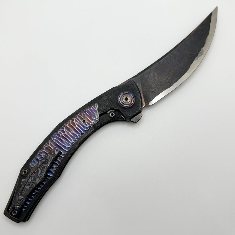 Custom Knife Factory ONE OFF Textured & Distressed Ablya