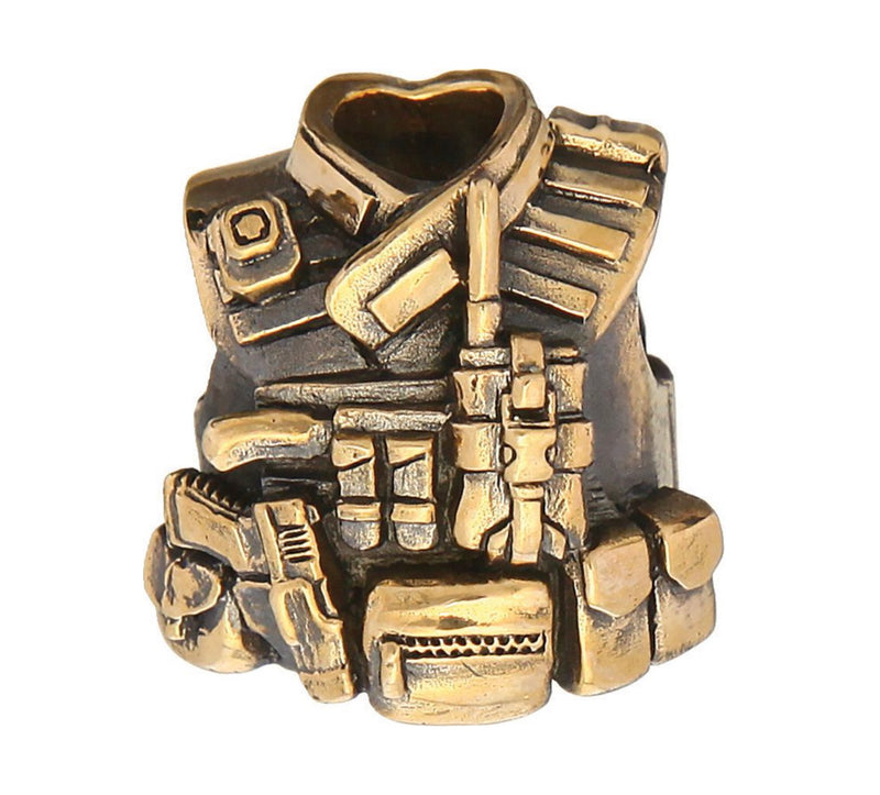 Bastinelli Creations Bronze Body Armor Bead BAS227B