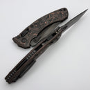 Microtech Marfione Select Amphibian RAM LOK Slab Side Livewire Carbon Fiber Handles & DLC M390MK 137RL-1DLCTMS3