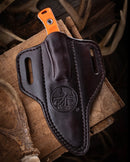 Microtech Akris w/ Ember G-10 Handles & Stonewash M390MK 95-10EM-1