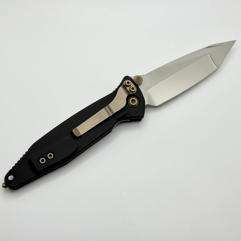 Marfione Custom Knives Socom Elite M/A Star Grind Mirror Polished Tanto w/ Stingray Inlay & Bronze Hardware PRE OWNED