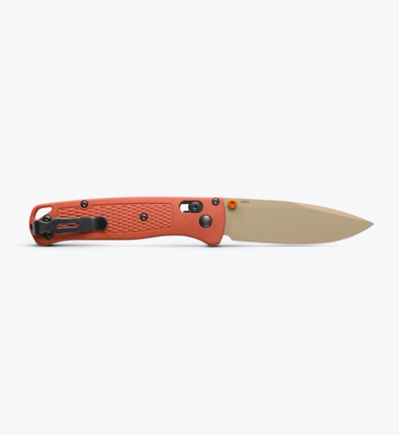 Benchmade Bugout Rust Orange Grivory & Desert Verde Cerakote S30V 535TN-10