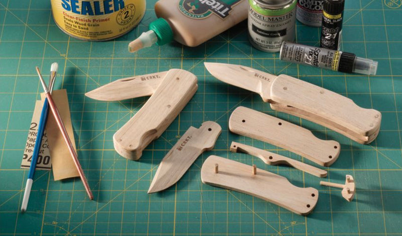 CRKT Nathan's Wooden Knife Kit 1032