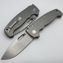 Demko Knives MG AD20 Double Wide XL w/ Smooth Titanium Handles & MagnaCut One Per Household
