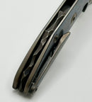 Borka Blades Custom Rocker Cosmic Stitch w/ Rock Grind Blade & Backspacer w/ Green Pivot Collars