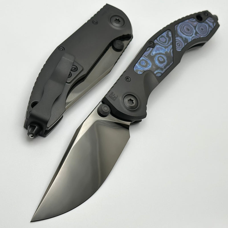 Custom Knife Factory & Anthony Marfione Sokosha DLC/ZircuTi w/ Polished DLC M398