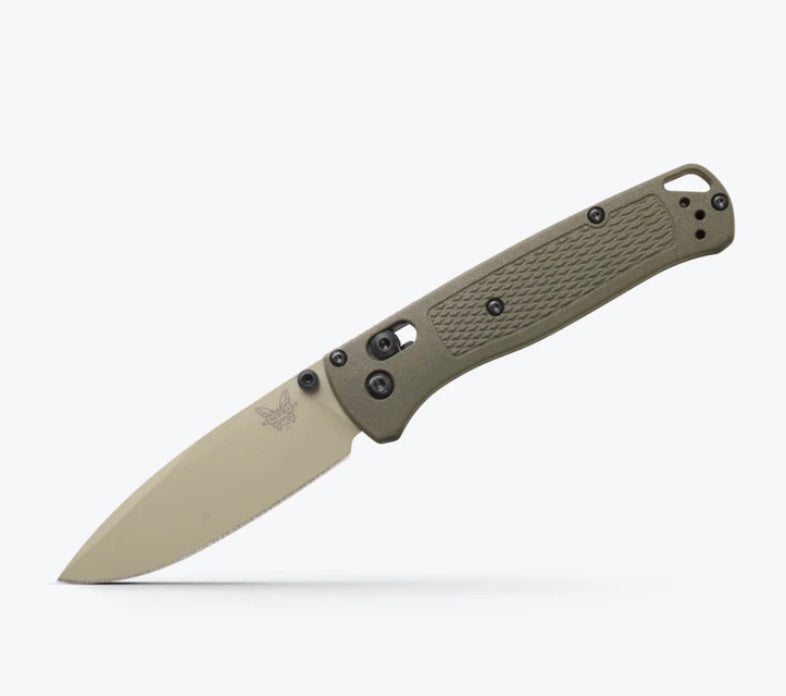 Benchmade Bugout Dark Olive Grivory & Desert Verde Cerakote S30V 535TN-11