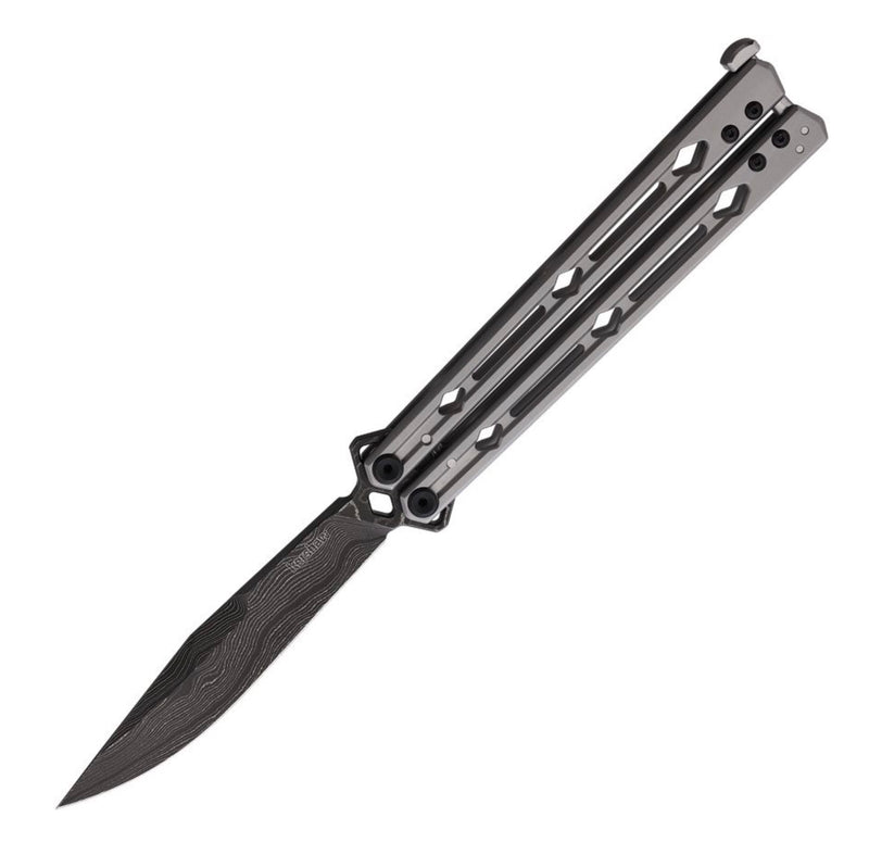 Kershaw Lucha Balisong Butterfly Damascus & Stainless Steel 5150DAM
