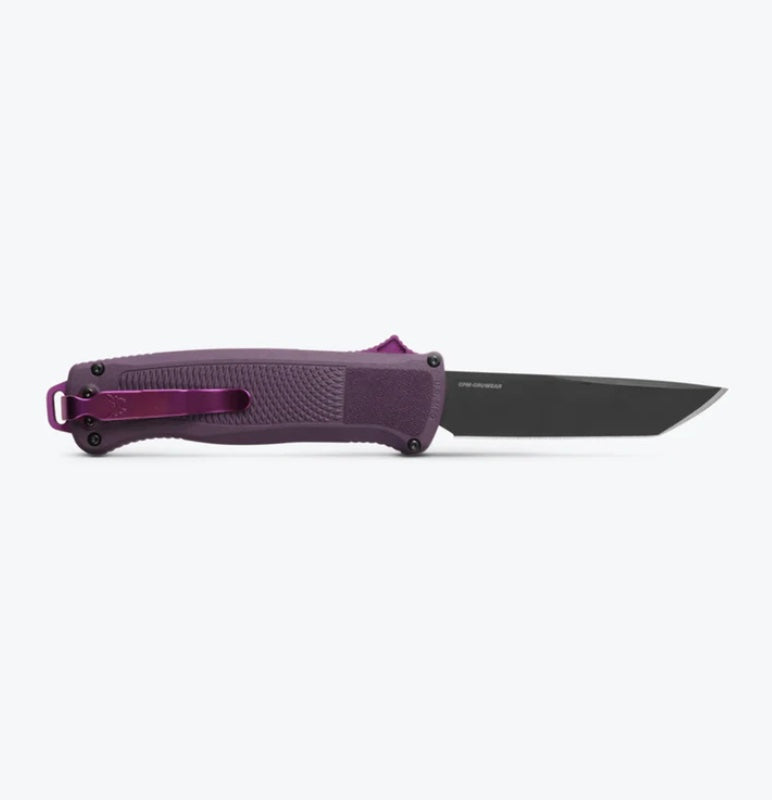 Benchmade Shootout Dark Purple Grivory & PVD Tanto CruWear 5370GY-06